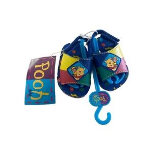 Vintage Winnie the Pooh Foam Sandals Size 1 or 0-3m NWT NOS Y2K Baby Shoes